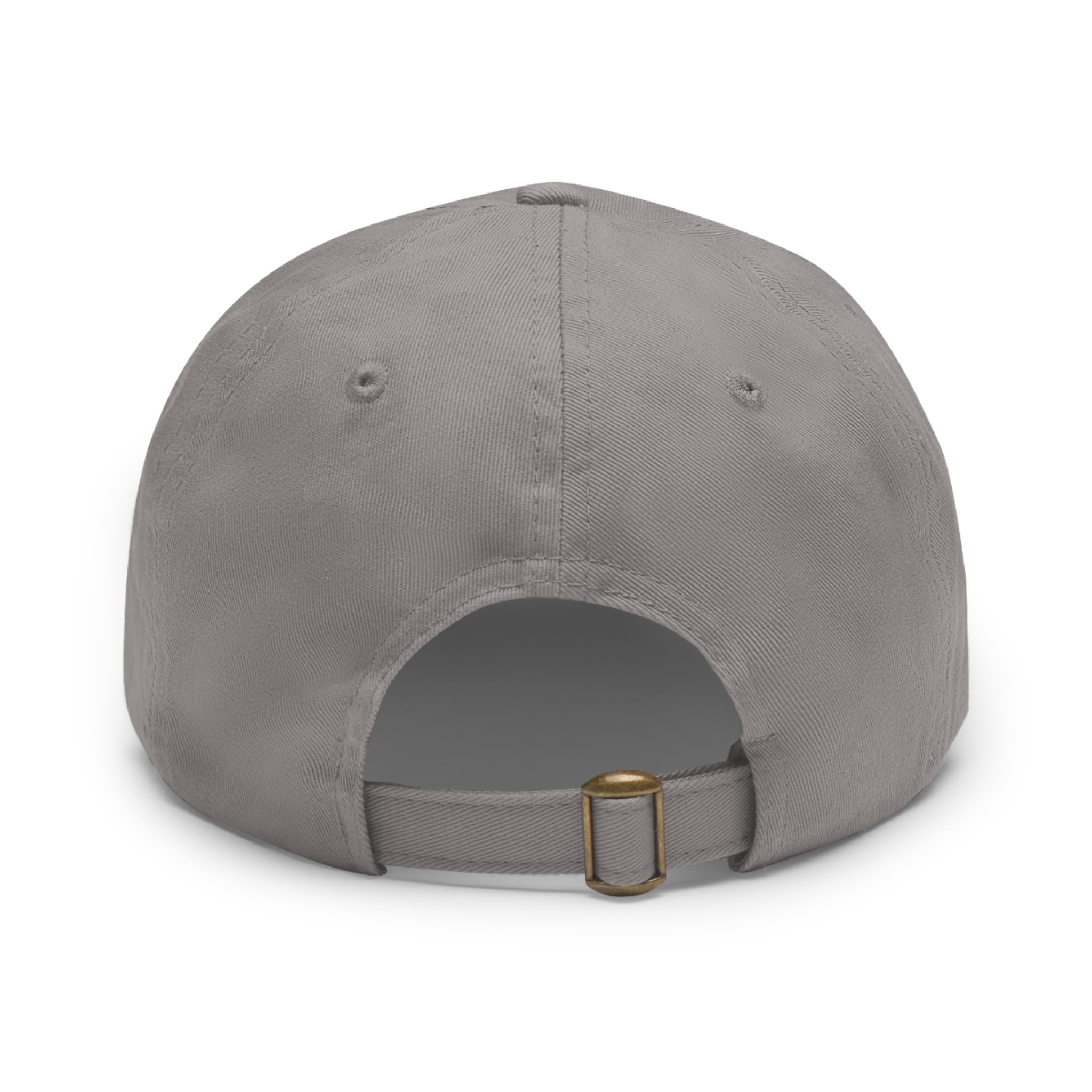 Lamb I Lion Face Leather Patch Dad Hat