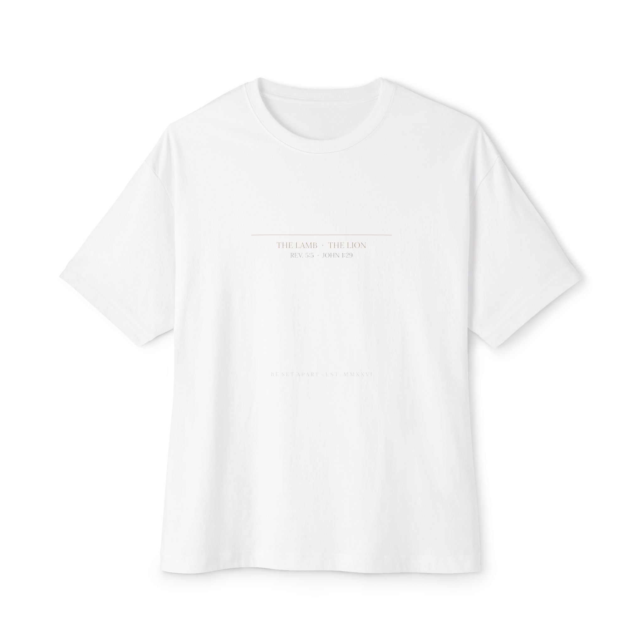 Kingdom Unisex Oversized Boxy Tee