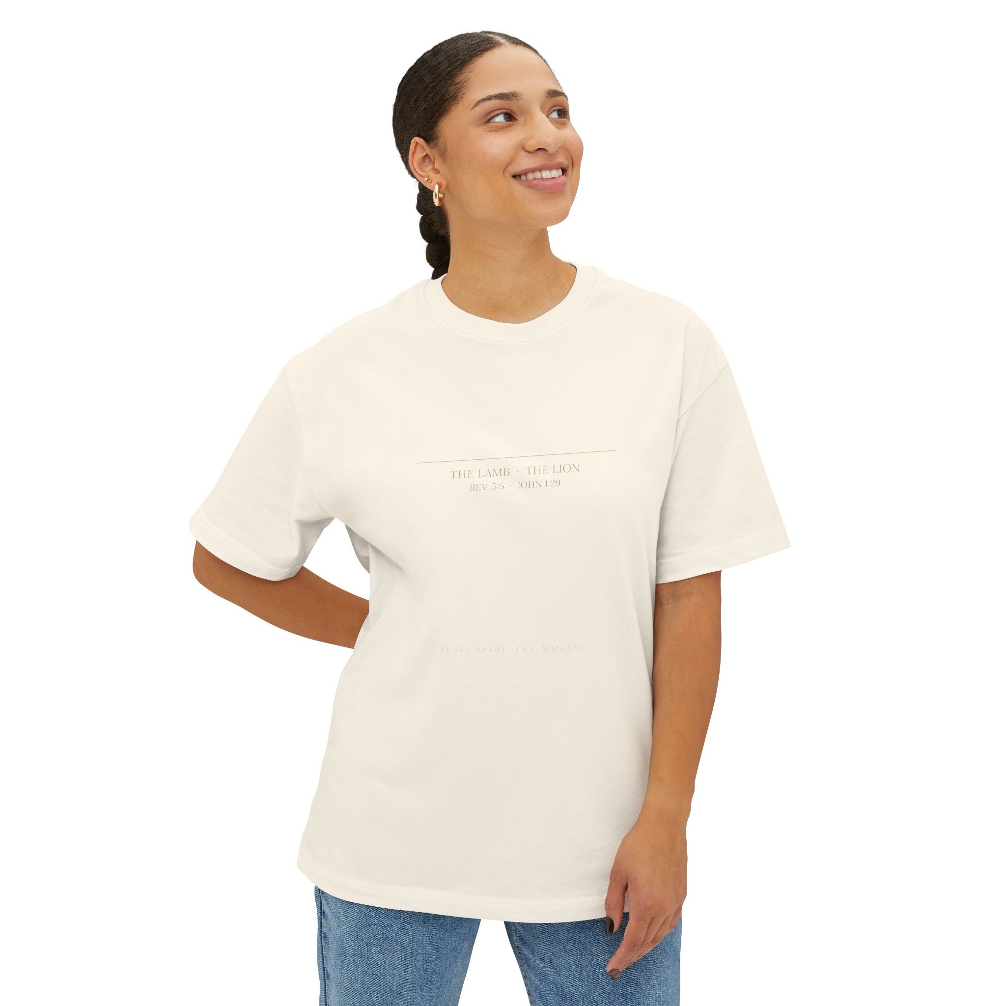 Kingdom Unisex Oversized Boxy Tee