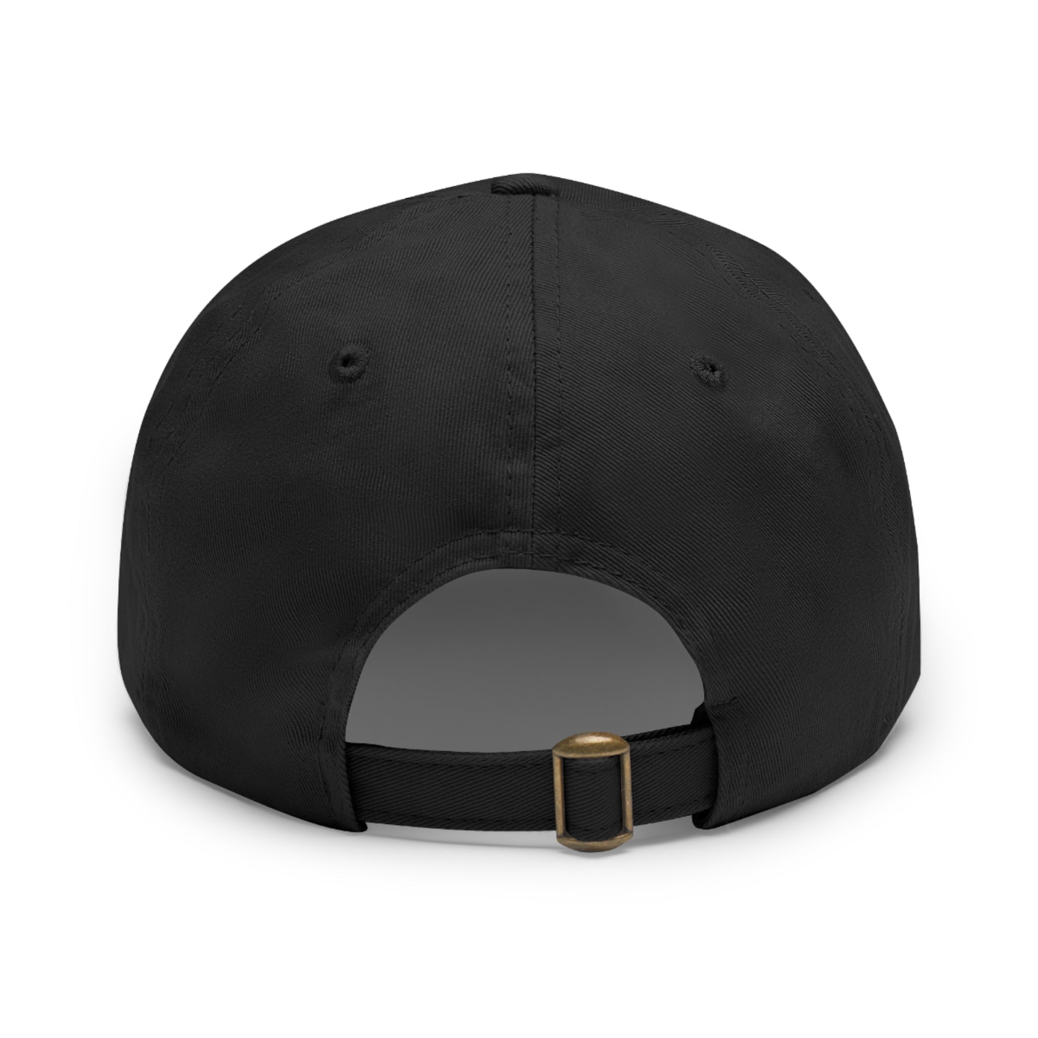 Lamb I Lion Face Leather Patch Dad Hat