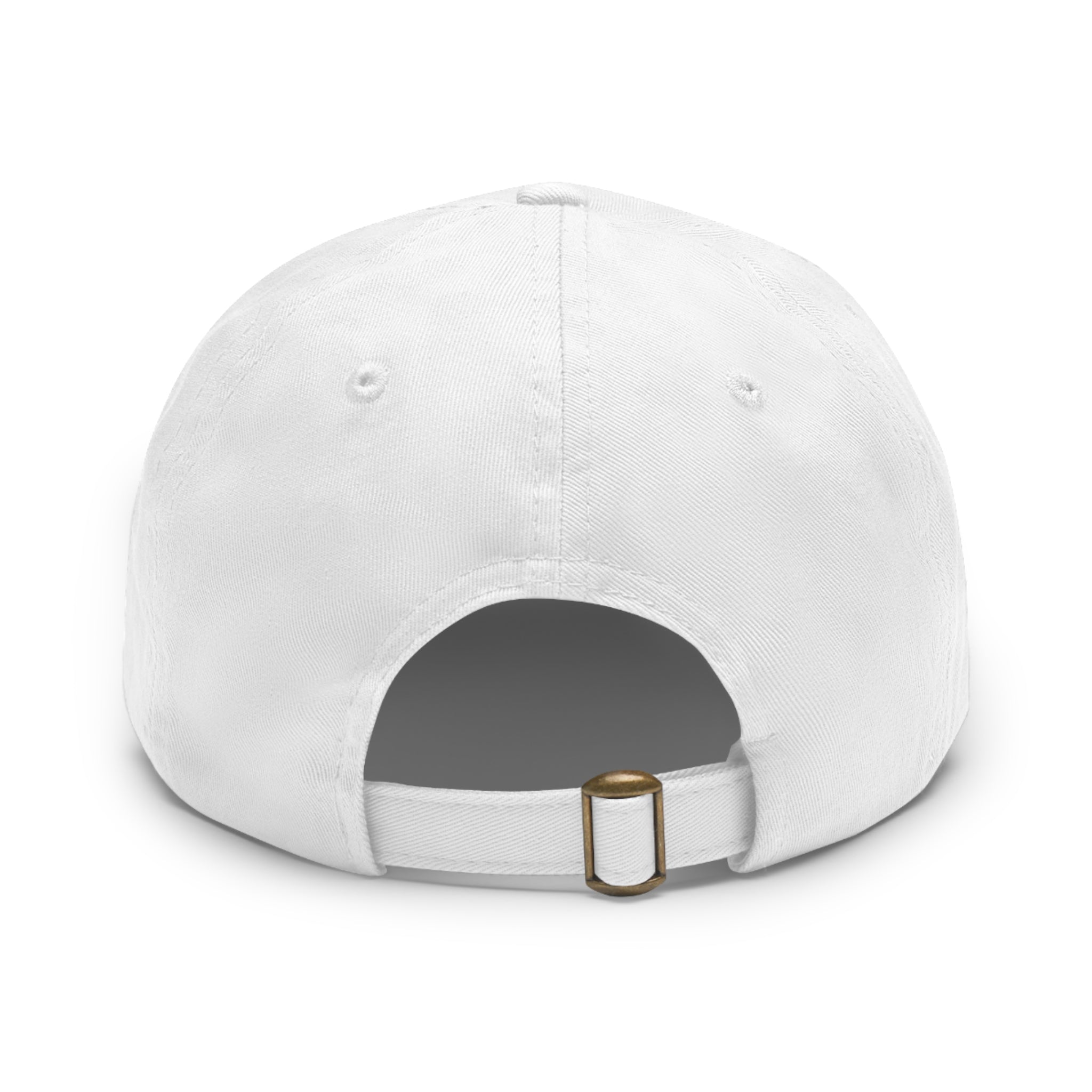 Lamb I Lion Face Leather Patch Dad Hat