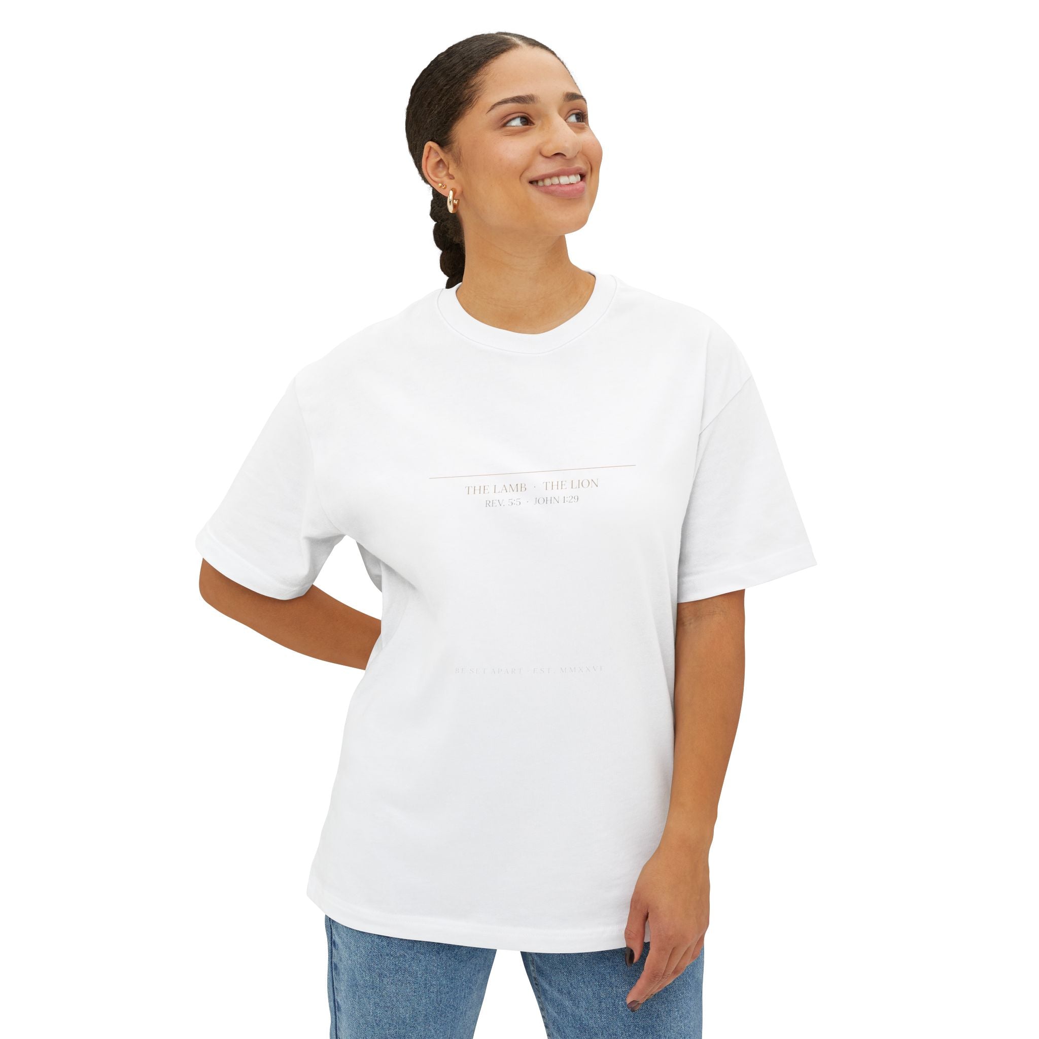 Kingdom Unisex Oversized Boxy Tee