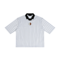 Unisex Pinstripe Collared Soccer Jersey