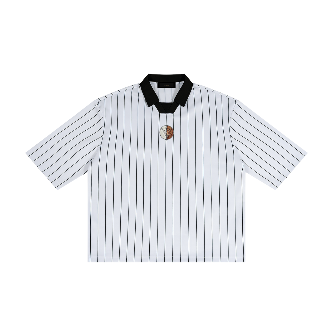 Unisex Pinstripe Collared Soccer Jersey