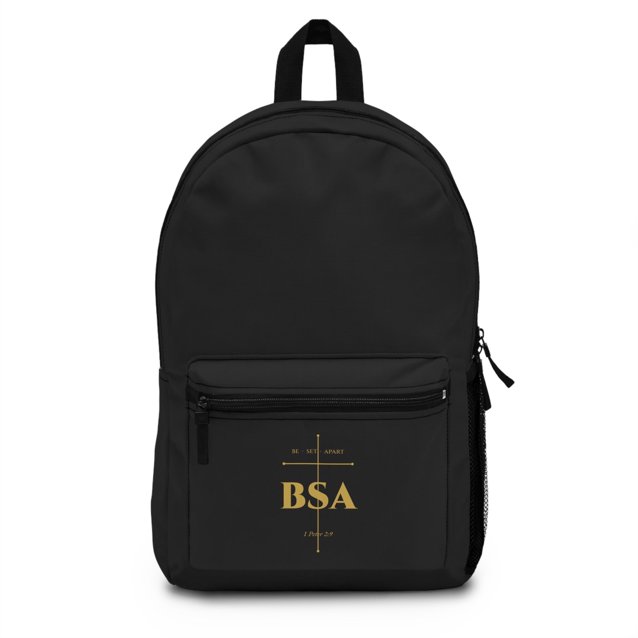 BSA Cross Logo Backpack | School bag with front pocket
