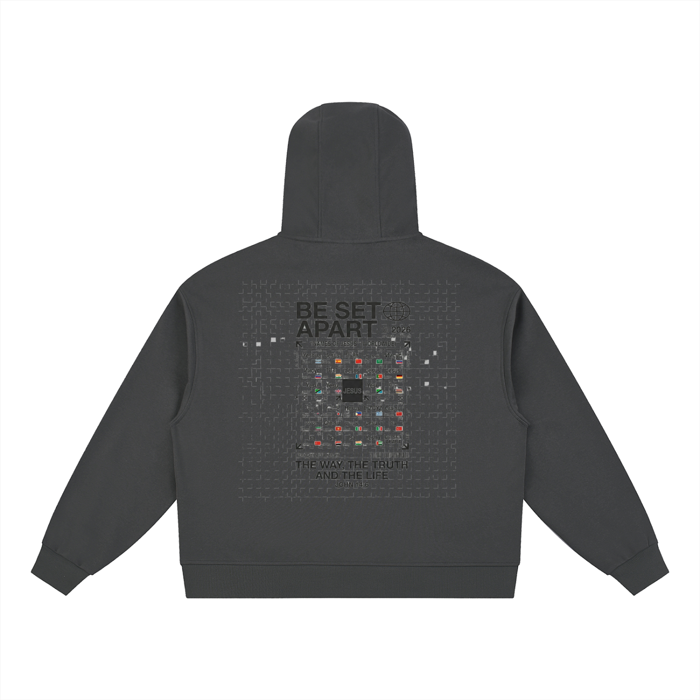 Kingdom Boxy Button Placket Hoodie