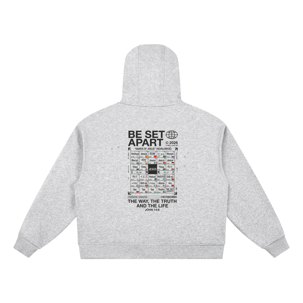 Kingdom Boxy Button Placket Hoodie