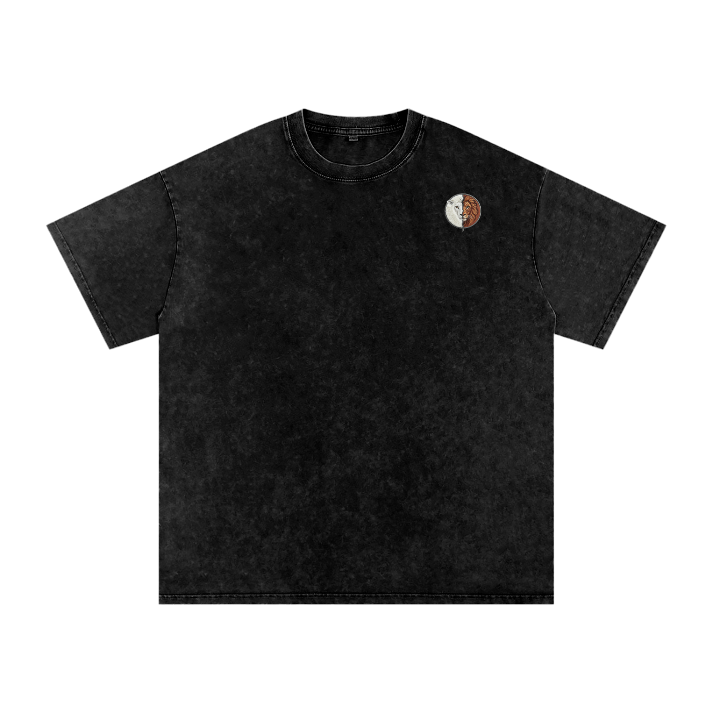 Black Snow Washed Oversized Cotton T-Shirt | Paid it All
